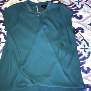 Teal blouse